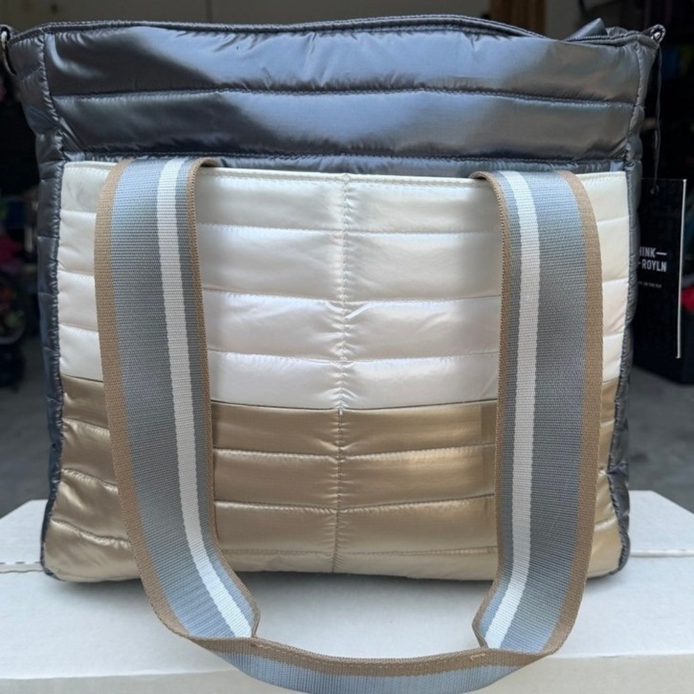 Think Royln Colorblock Tote & Crossbody Bundle